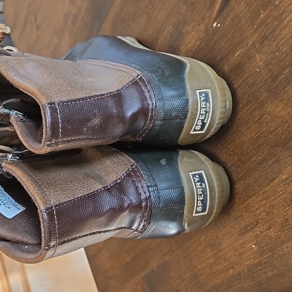 Sperry Syren Gulf Duck Boots Waterproof Winter Rain Womens Size 8.5 Zip Side - Picture 5 of 9